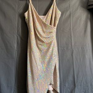 Peachy homecoming dress